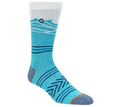 1 Pack Beach Waves Crew Sock