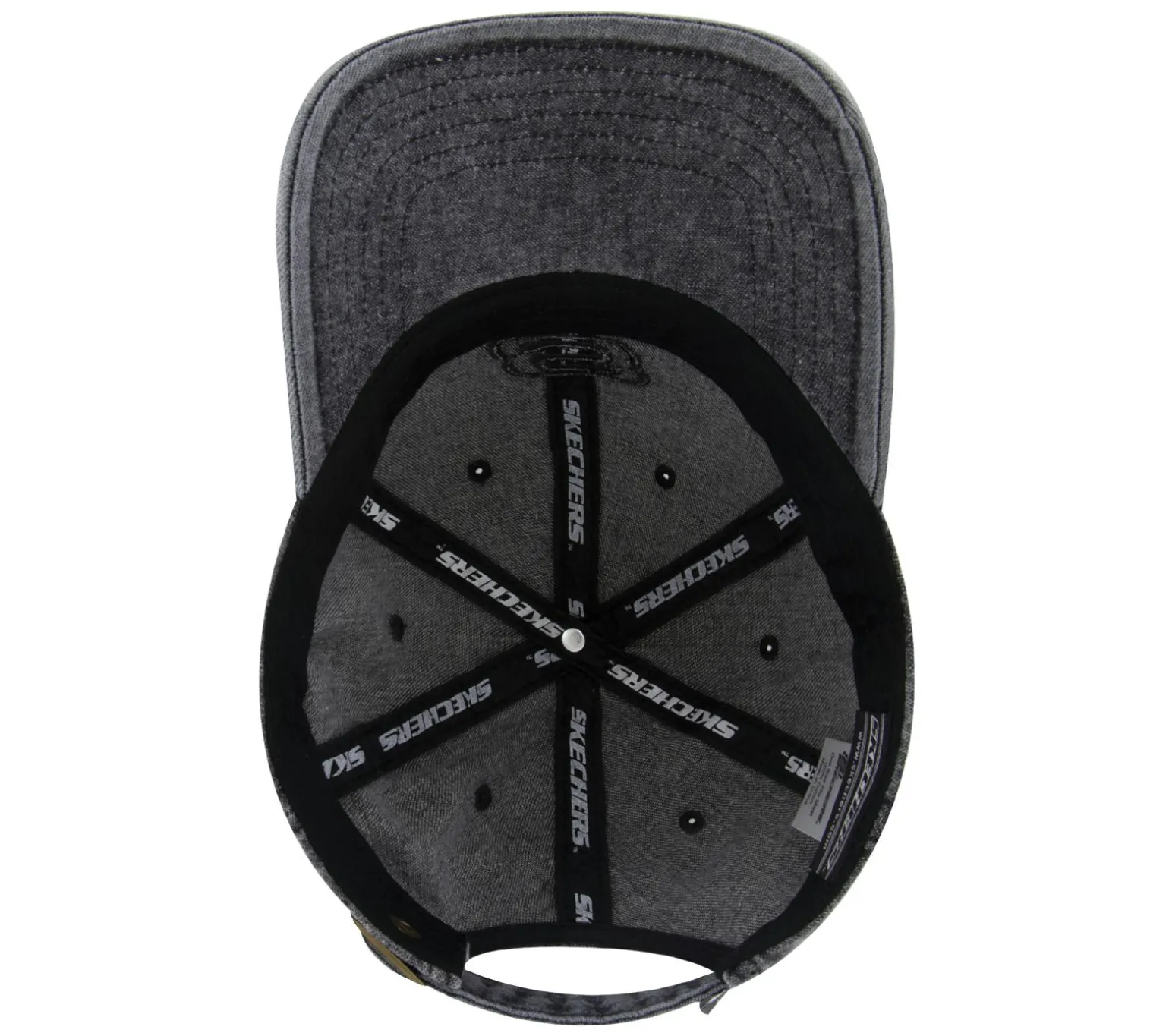 Denim Embroidered Hat