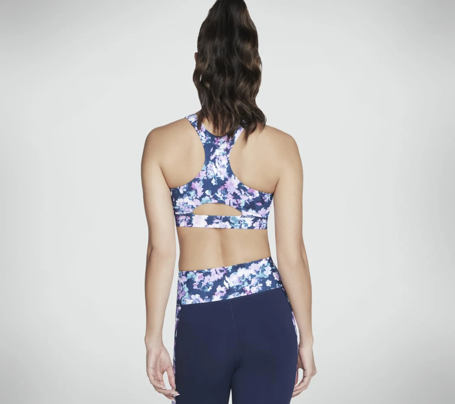 Misty Floral Zip-Front Bra