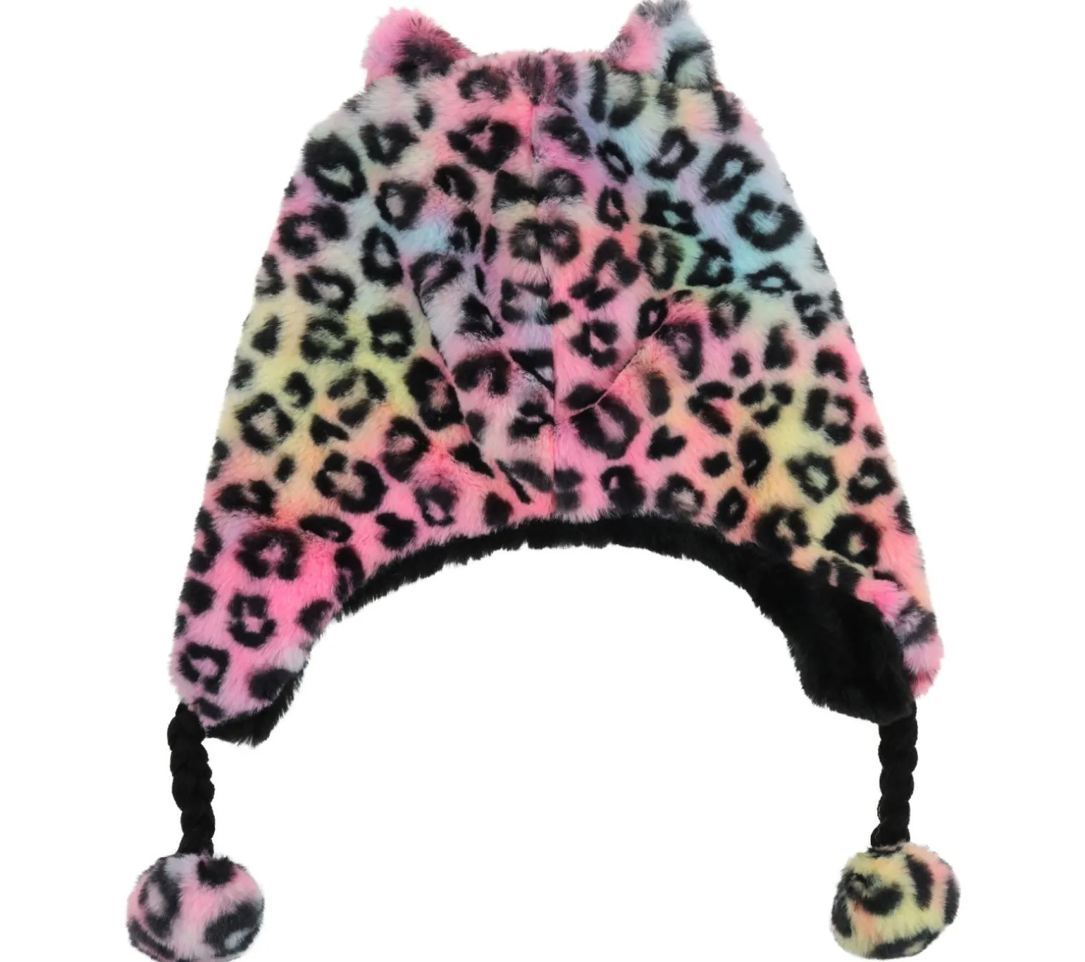 Plush Leopard Hat Set