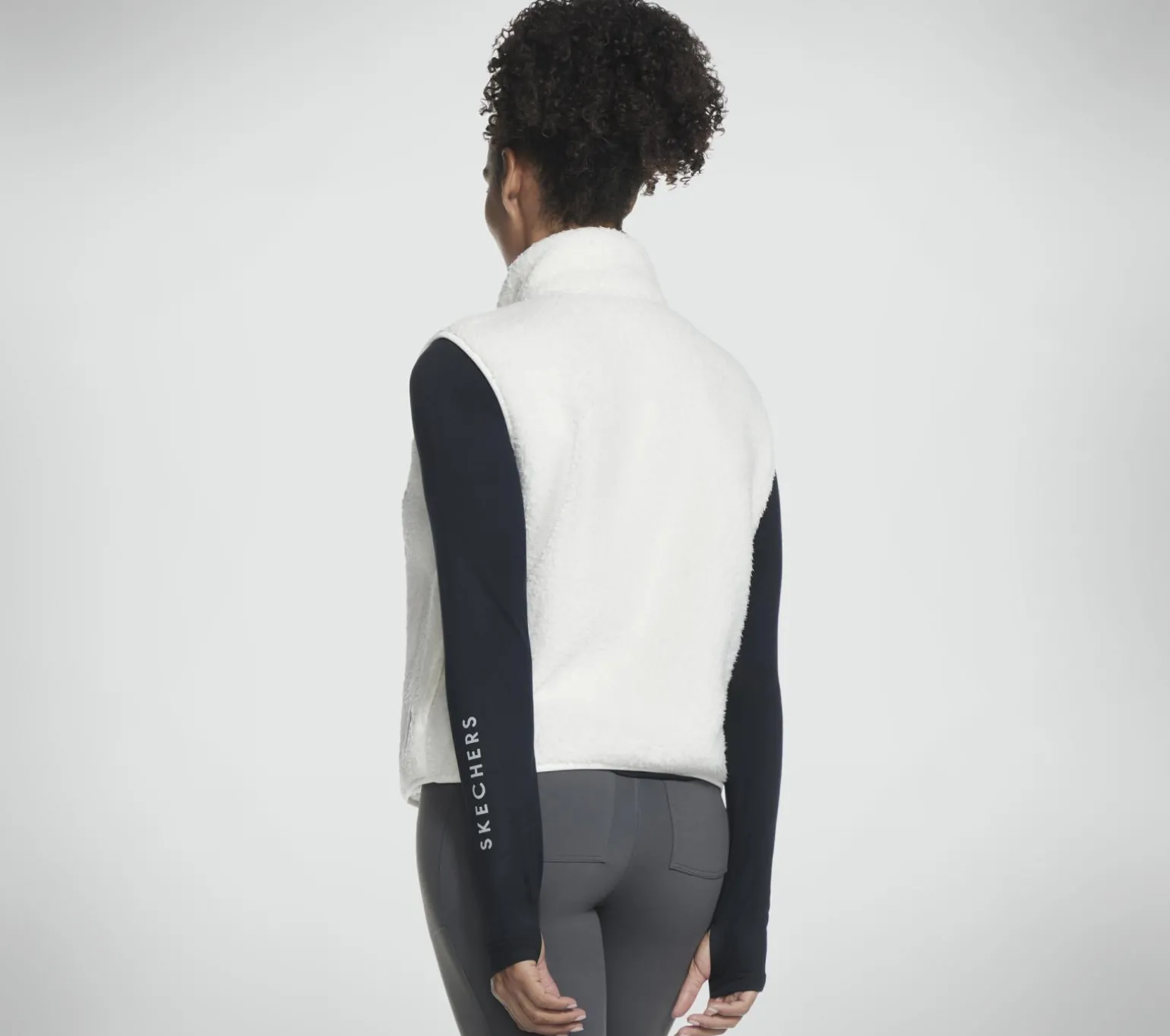 Skech Sherpa Cropped Vest