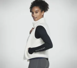 Skech Sherpa Cropped Vest