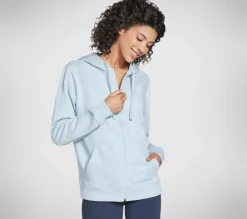 Skechers Apparel Diamond Crown Front Zip Hoodie