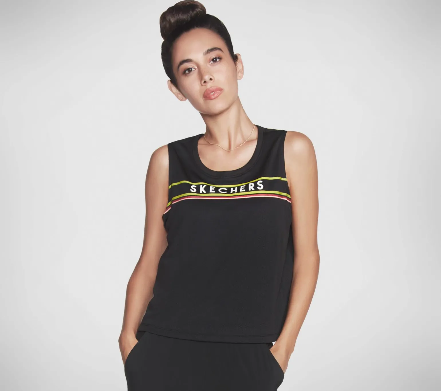 Skechers Apparel Festive Mesh Tank Top