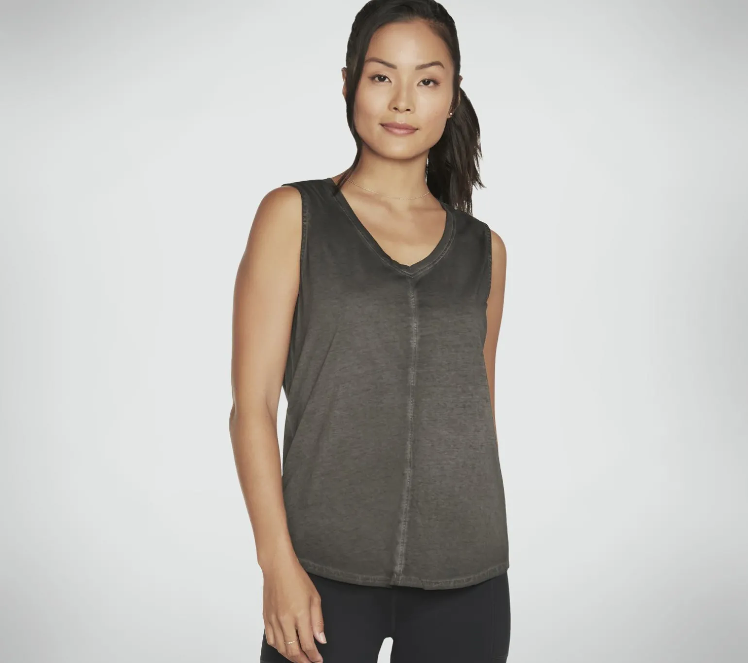 Skechers Diamond Wash Hatha V-neck Tank