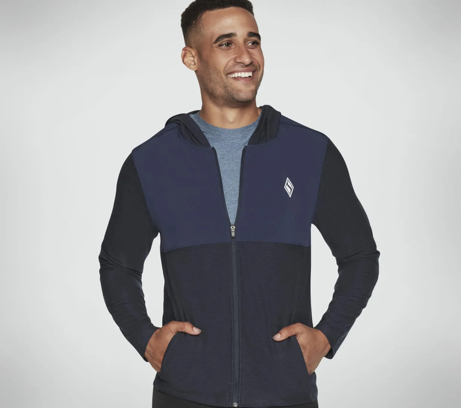SKECH-KNITS ULTRA GO Lite Full Zip Hoodie