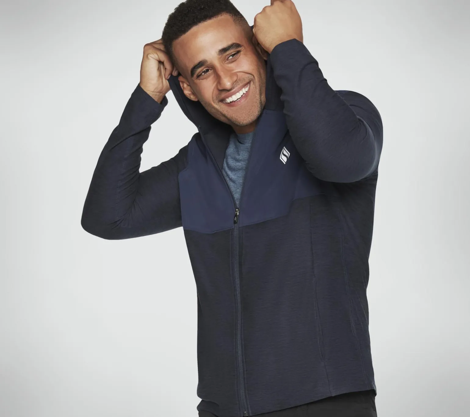 SKECH-KNITS ULTRA GO Lite Full Zip Hoodie
