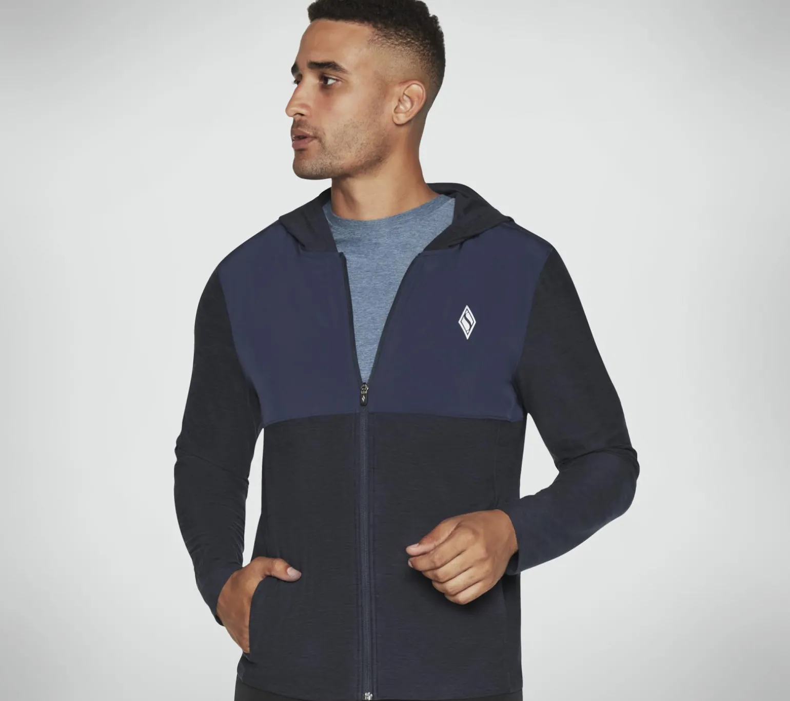 SKECH-KNITS ULTRA GO Lite Full Zip Hoodie