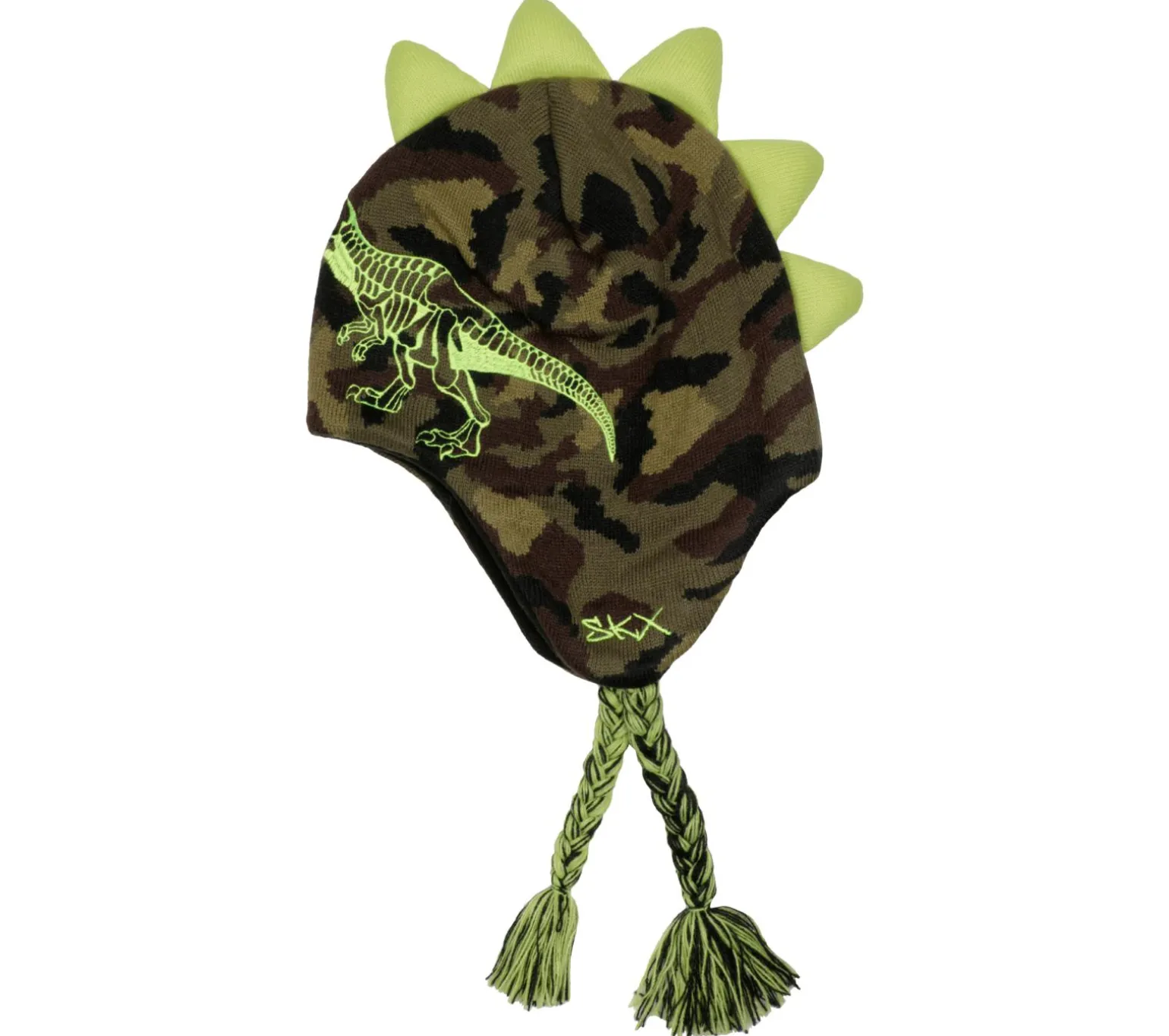 Camouflage T-rex Hat And Glove Set