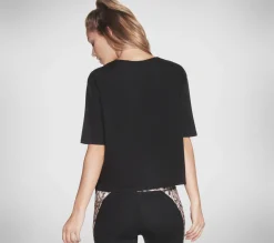 Cheetah Diamond Crop Tee Shirt