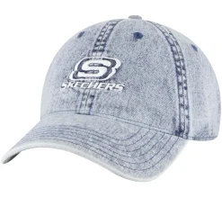 Denim Embroidered Hat
