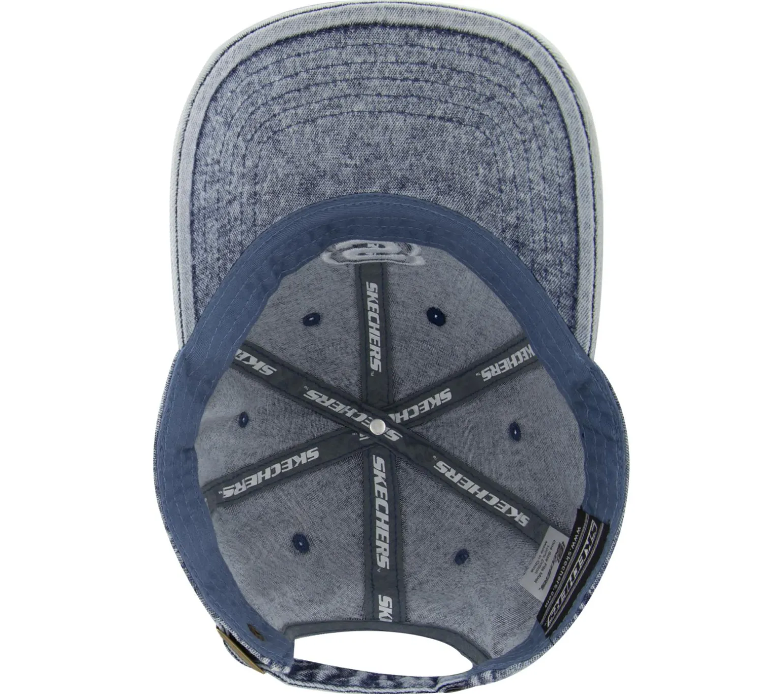 Denim Embroidered Hat