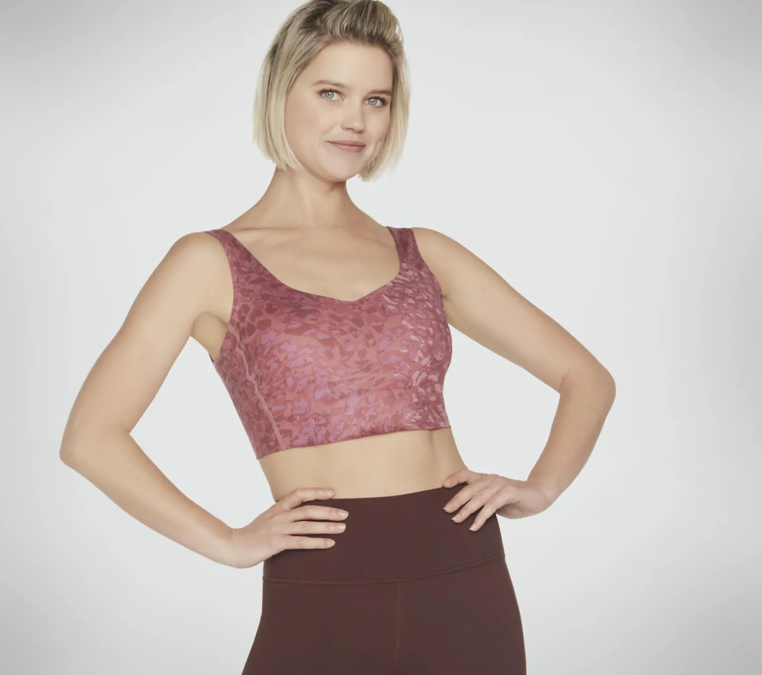GOSCULPT Leopard Longline Bra