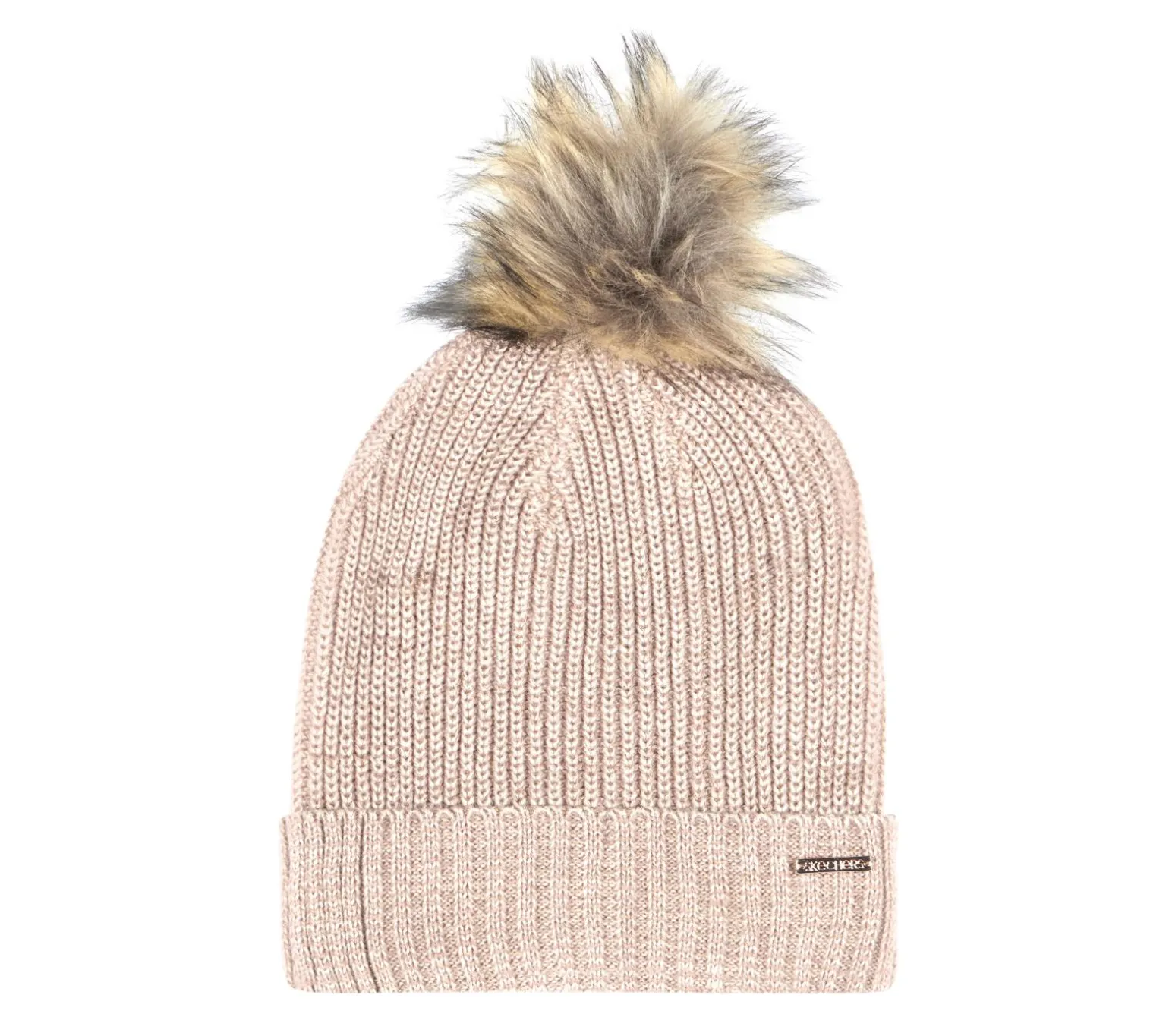 Marled Purl Beanie
