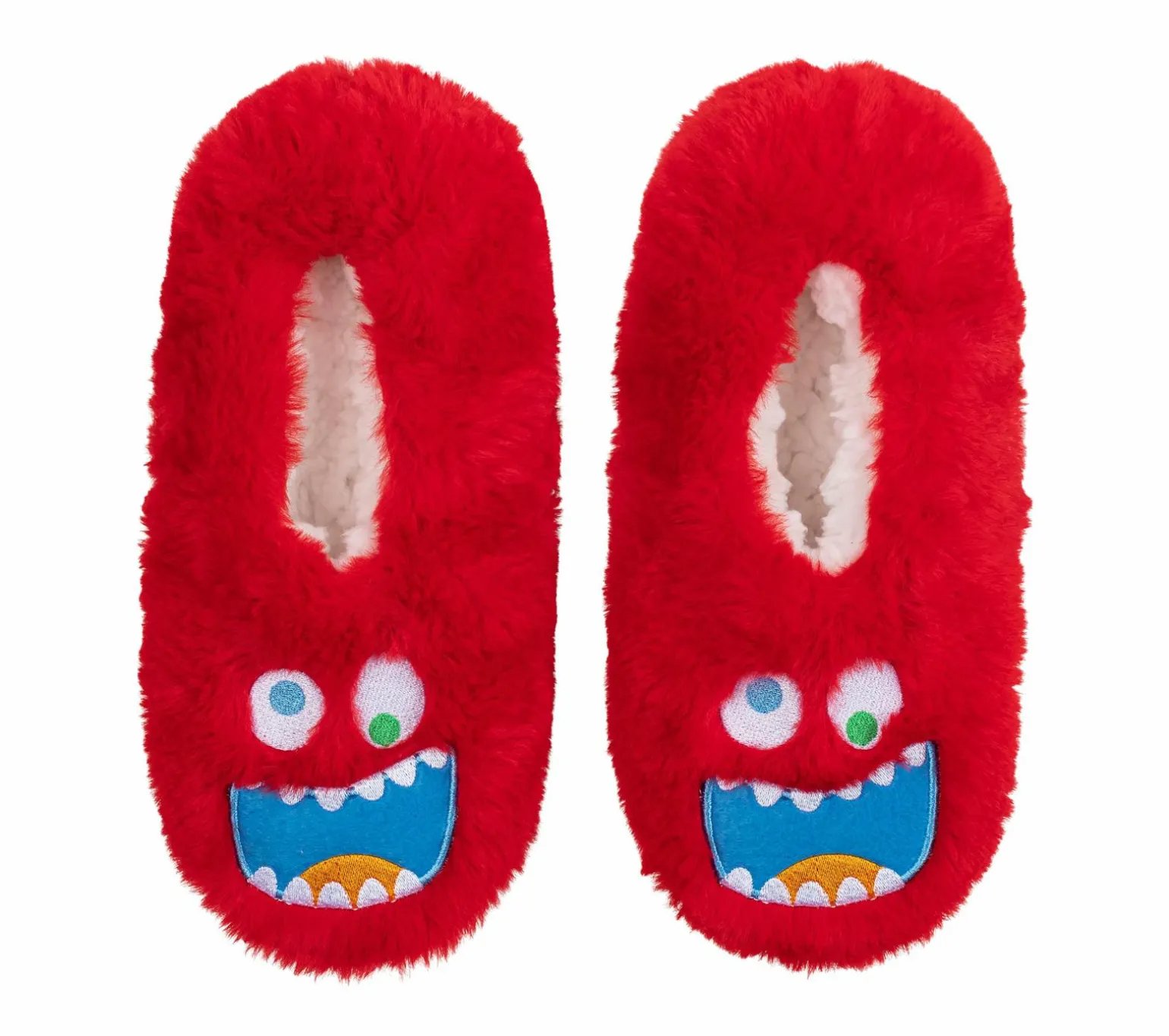 Monster Red Slipper Socks - 1 Pack