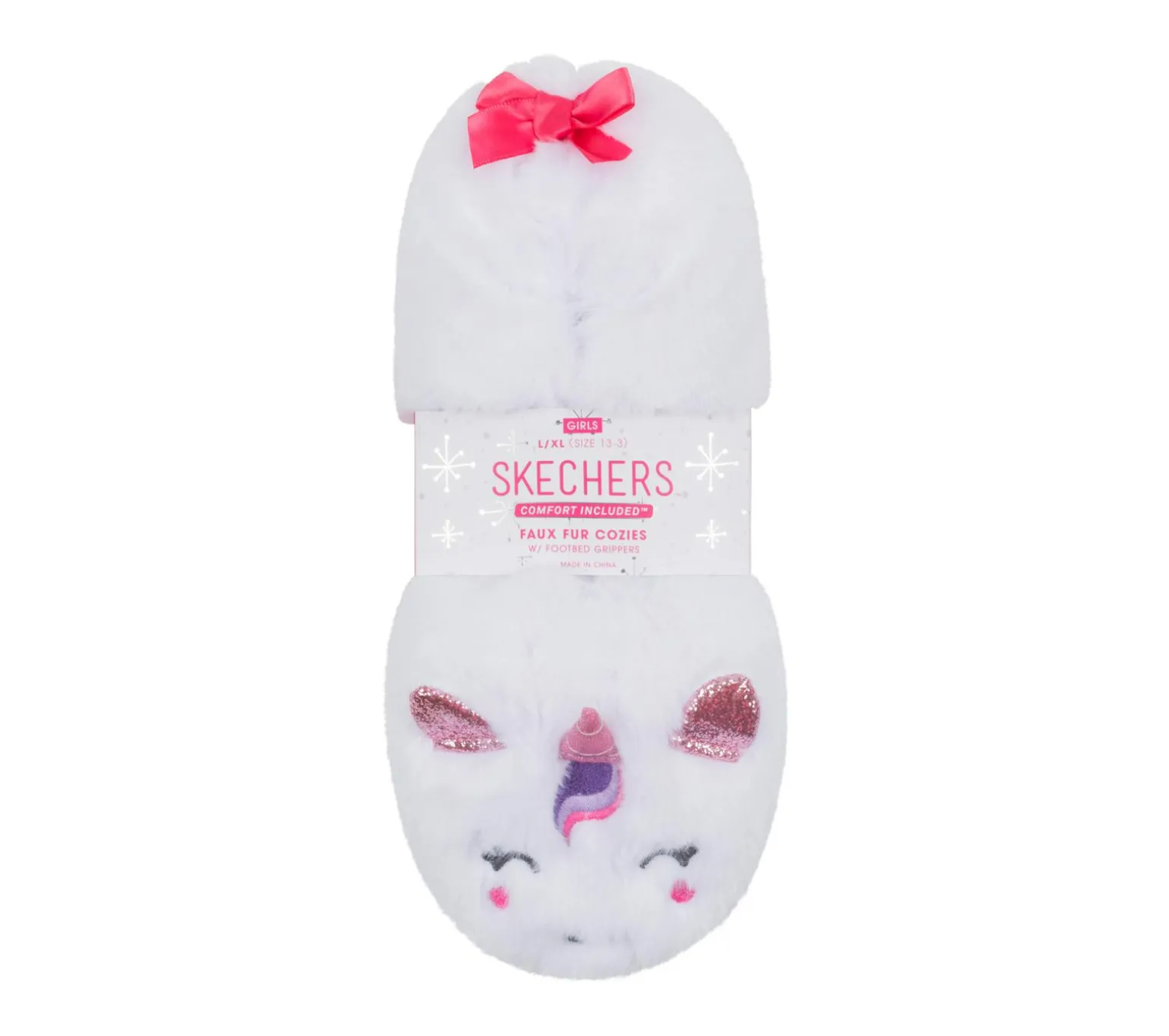 Plush Unicorn Slipper Socks - 1 Pack