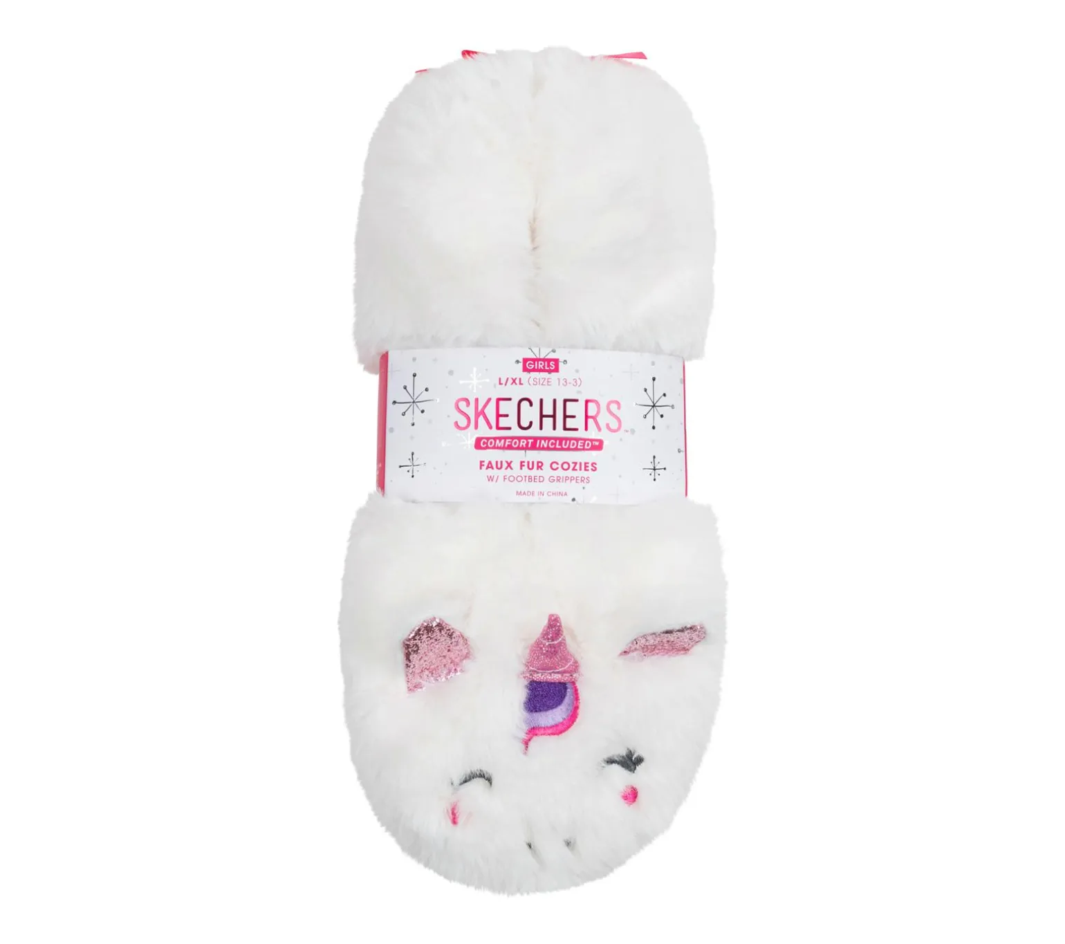 Plush Unicorn Slipper Socks - 1 Pack