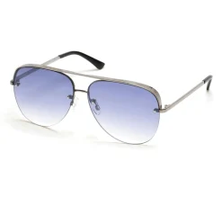 Semi-Rimless Metal Aviator