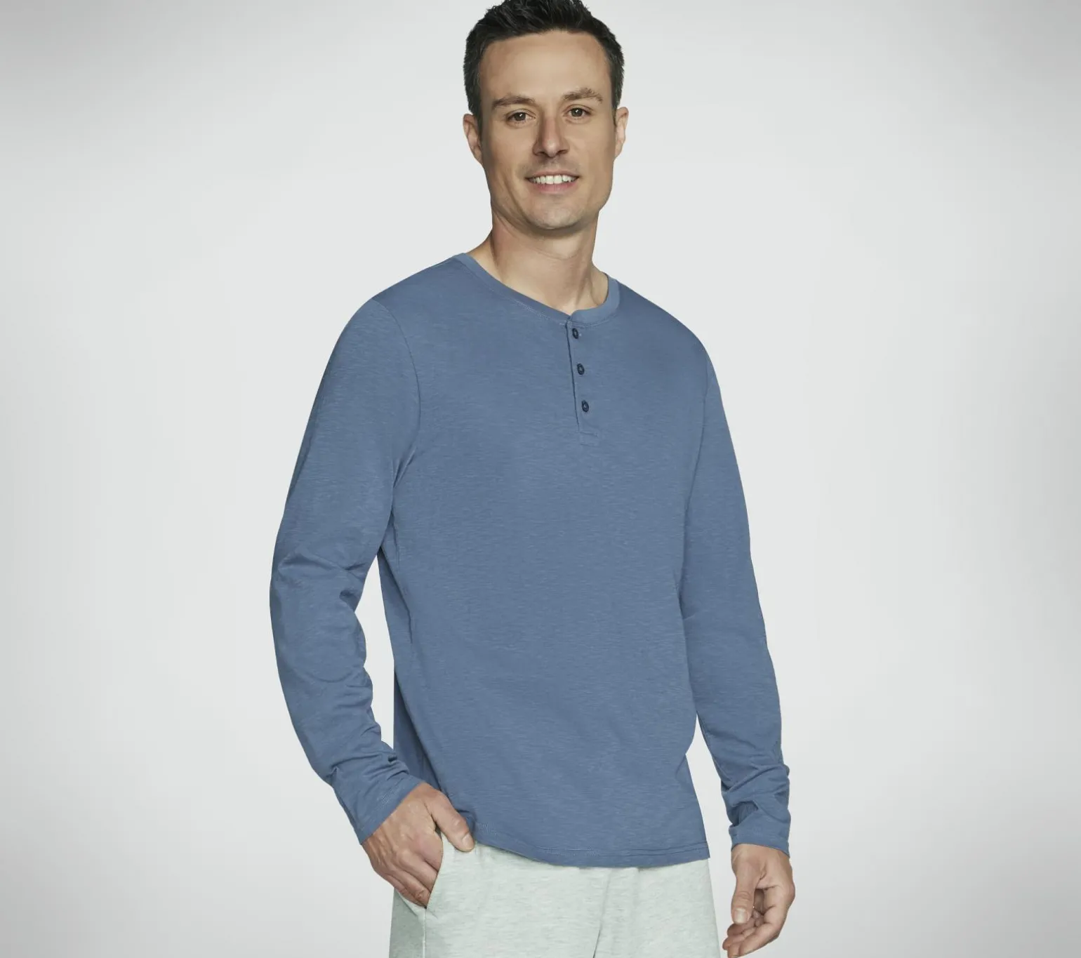 SKECH-BREEZE Slub L/S Henley