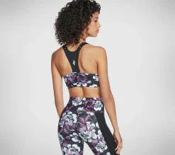Skechers Apparel Orchid Bloom Zip Bra