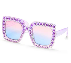 Square Rhinestone Sunglasses