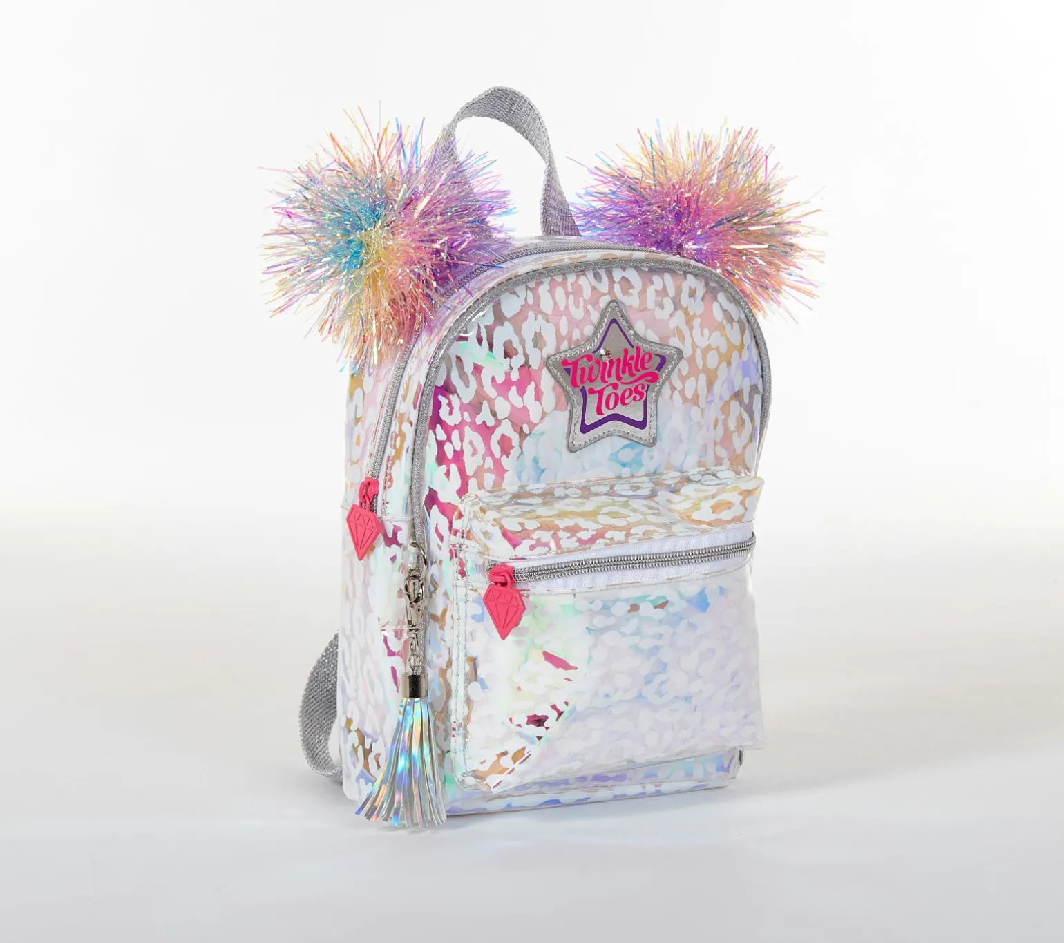 Twinkle Toes: Mini Pom Pom Backpack